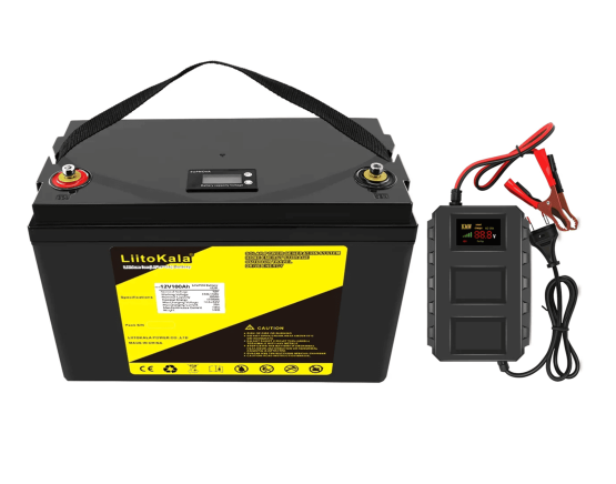 Аккумулятор LiFePo4 LiitoKala 12V 100Ah LCD ЗУ